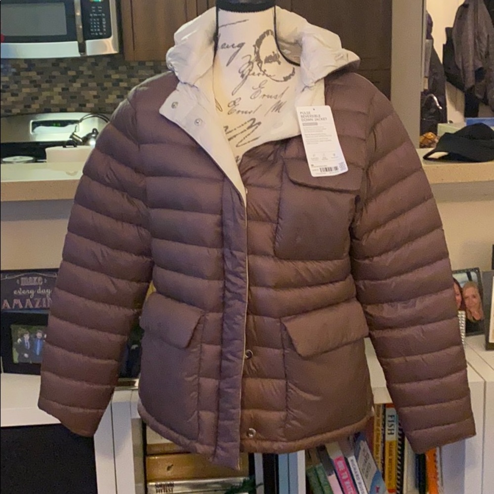 ATHLETA Pulse Reversible Down Jacket NWT